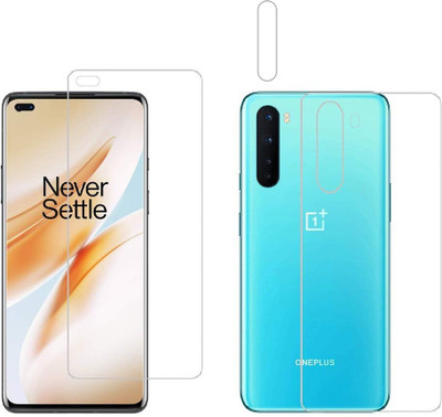 Vatsin Front and Back Tempered Glass for OnePlus Nord(Pack of 3)