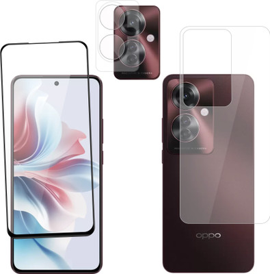 Ten To 11 Front and Back Tempered Glass for Oppo F25 Pro(Pack of 3)