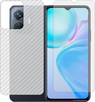 MOBART Front and Back Tempered Glass for VIVO Y77E 5G(Pack of 2)