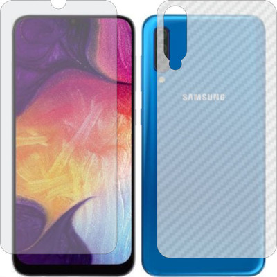 Fasheen Front and Back Tempered Glass for SAMSUNG GALAXY A50(Pack of 2)