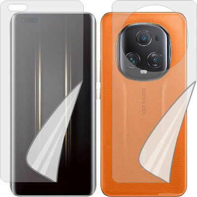 ZINGTEL Front and Back Tempered Glass for HONOR MAGIC 5 ULTIMATE 5G (Edge To Edge TPU Full Coverage)(Pack of 1)