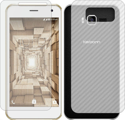 Fasheen Front and Back Tempered Glass for KARBONN TITANIUM 3D PLEX(Pack of 2)
