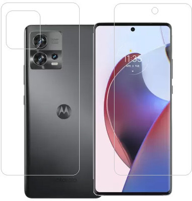 HOBBYTRONICS Front and Back Tempered Glass for Motorola Edge 30 Fusion, Moto Edge 30 Fusion(Pack of 1)