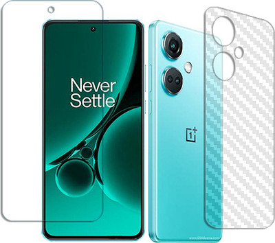 ARBAN Front and Back Tempered Glass for OnePlus Nord CE3 FRONT AND BACK(Pack of 1)