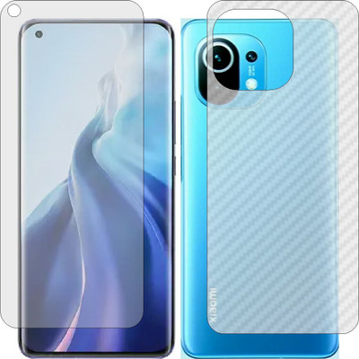 MOBART Front and Back Tempered Glass for MI 11 LITE NE(Pack of 2)