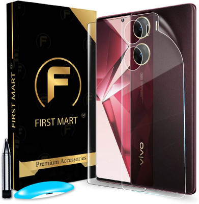 FIRST MART Front and Back Tempered Glass for Vivo V29e, Vivo V29e, Vivo V29, UV Tempered Glass with Back Nano Fiber Guard(Pack of 2)