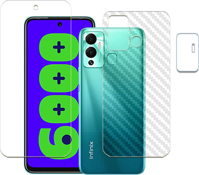 SOMTONE Front and Back Tempered Glass for Infinix Hot 12 Play FRONTBACK TEMPERED GUARD(Pack of 1)