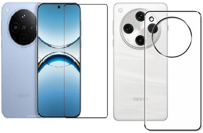 BRENZZ Front and Back Tempered Glass for OPPO Find X8 5G(Pack of 1)
