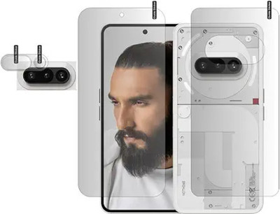 MUTAALI Front and Back Tempered Glass for Nothing Phone (3a)(Pack of 1)