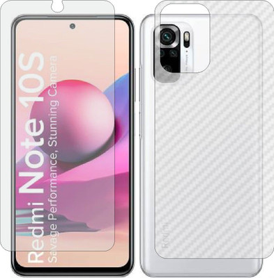 MOBART Front and Back Tempered Glass for MI NOTE 10S(Pack of 2)