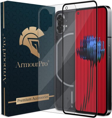 ArmourPro Front and Back Tempered Glass for Nothing Phone 1 5G, Nothing Phone 1, Nothing Phone (1) 5G, Nothing 1, ( 1 OG Tempered Glass With 1 Back Nano Fiber Glass )(Pack of 2)