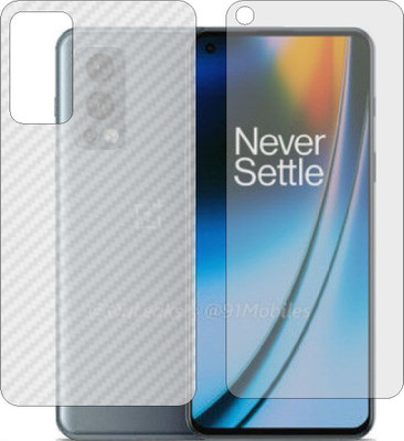 MOBART Front and Back Tempered Glass for ONEPLUS NORD 2 5G(Pack of 2)