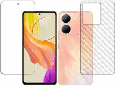 DOWRVIN Front and Back Tempered Glass for Vivo Y77t Front and back tempered glass(Pack of 2)