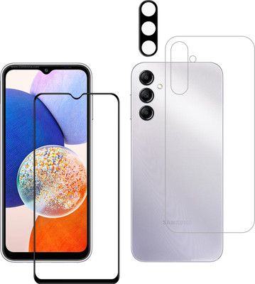 Vatsin Front and Back Tempered Glass for Samsung Galaxy A15 5G(Pack of 3)