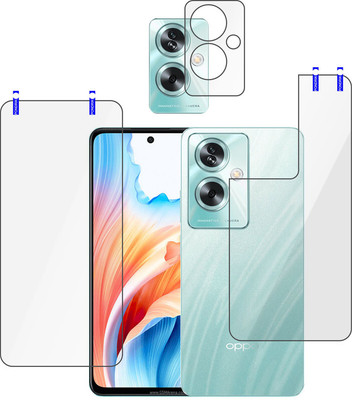 Cinzia Front and Back Tempered Glass for OPPO A79 5G(Pack of 3)