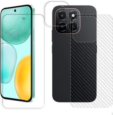 DB Front and Back Tempered Glass for HONOR X6C 4G(Pack of 3)