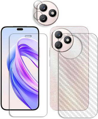 20SKY Front and Back Tempered Glass for Honor X50i+ FRONTBACK AND CAMERA LENS SCREEN GUARD(Pack of 1)