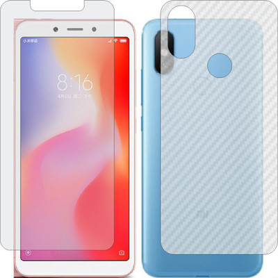 Fasheen Front and Back Tempered Glass for Mi 6X(Pack of 2)
