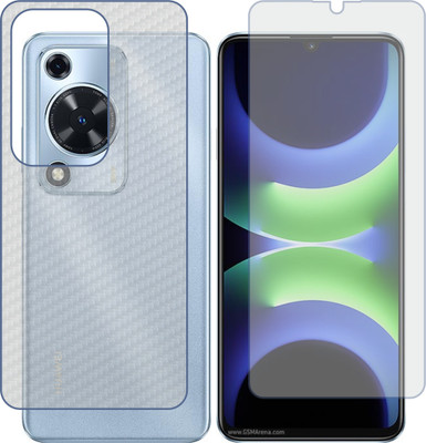 Mobling Front and Back Tempered Glass for Huawei Nova Y72 S(Pack of 2)