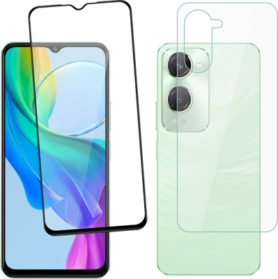 Ten To 11 Front and Back Tempered Glass for ViVO Y28S 5G(Pack of 2)