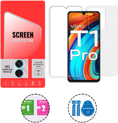 ARBAN Front and Back Tempered Glass for vivo T1 Pro 5G (1 FREE CAMERA LENS) WITH FRONTBACK SCREEN PROTECTOR(Pack of 1)