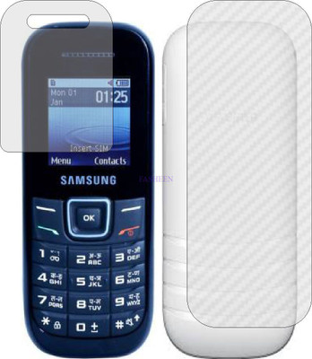 Fasheen Front and Back Tempered Glass for G GURU 1200 (Front Matte Finish & Back 3d Carbon Fiber)(Pack of 2)