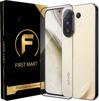 FIRST MART Front and Back Tempered Glass for Vivo X200 FE 5G, Vivo X200 FE, X200 FE 5G, UV Tempered Glass with Back Nano Fiber Guard(Pack of 2)
