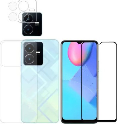 FINCH Front and Back Tempered Glass for VIVO Y22(Pack of 3)
