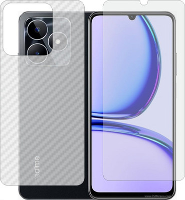 MOBART Front and Back Tempered Glass for Realme C53 RMX3760(Pack of 2)