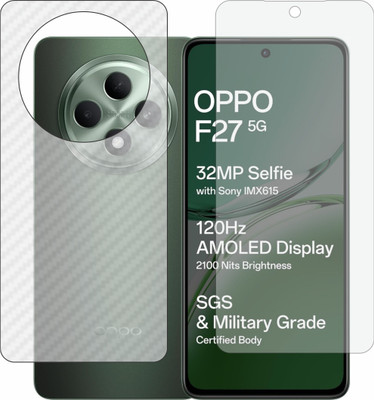 MOBART Front and Back Tempered Glass for Oppo F27 5G(Pack of 2)