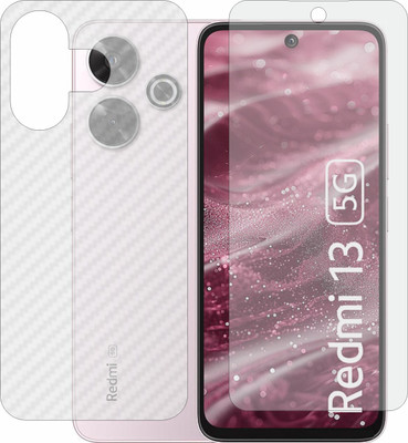 MOBART Front and Back Tempered Glass for Xiaomi Redmi 13 5G(Pack of 2)