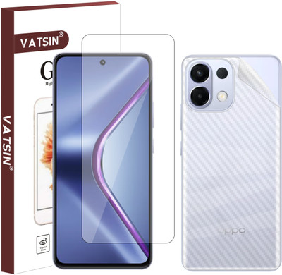 Vatsin Front and Back Tempered Glass for OPPO K13 5G, Oppo K13 5G [Back Carbon Fiber](Pack of 2)