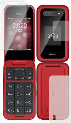 MOBART Front and Back Tempered Glass for NOKIA 2780 FLIP(Pack of 2)