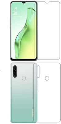 PR SMART Front and Back Tempered Glass for Oppo A31(Pack of 2)