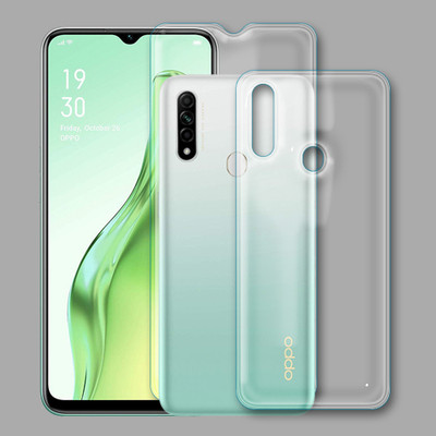 ARBAN Front and Back Tempered Glass for Oppo A16 Front Back Flexible Tempered Glass(Pack of 1)
