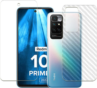 ARBAN Front and Back Tempered Glass for Xiaomi Redmi 10 Prime 2022 FRONT BACK(Pack of 1)