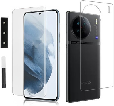 HOBBYTRONICS Front and Back Tempered Glass for vivo X90 Pro, Vivo X90 Pro 5G(Pack of 1)