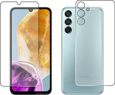 chakoor Front and Back Tempered Glass for Samsung Galaxy M15(Pack of 3)