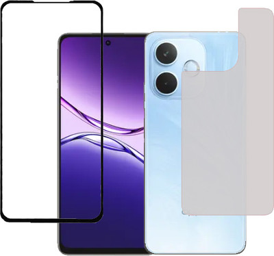 HOBBYTRONICS Front and Back Tempered Glass for OPPO A5 PRO(Pack of 1)