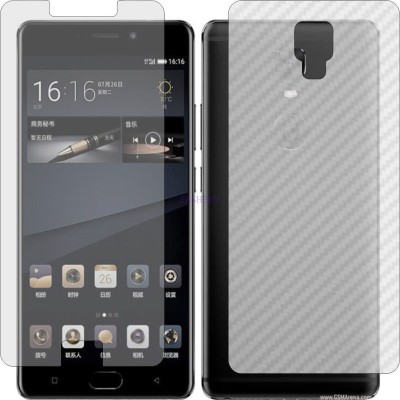 Fasheen Front and Back Tempered Glass for GIONEE M6 (Front Matte Finish & Back 3d Carbon Fiber)(Pack of 2)