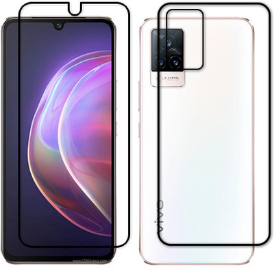 MUTAALI Front and Back Tempered Glass for VIVO V21 5G(Pack of 1)