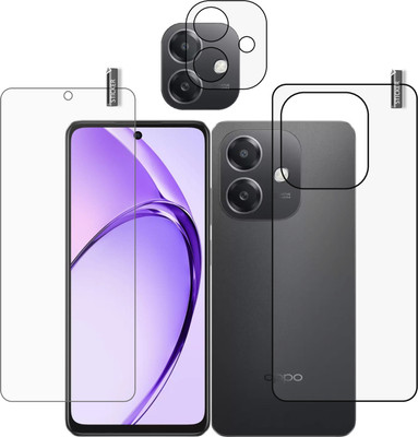 BOMGUARD Edge To Edge Tempered Glass for OPPO A3x 5G With Camera Lens Protector(Pack of 3)