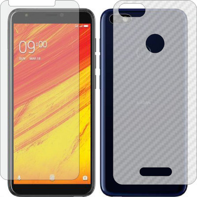 Fasheen Front and Back Tempered Glass for LAVA Z91(Pack of 2)