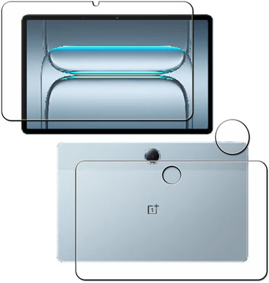 tombik Front and Back Tempered Glass for 28ac-OnePlus Pad Lite-fb,lens(Pack of 3)