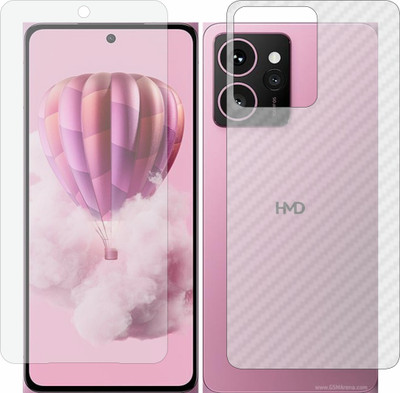 Fasheen Front and Back Tempered Glass for Hmd Skyline(Pack of 2)