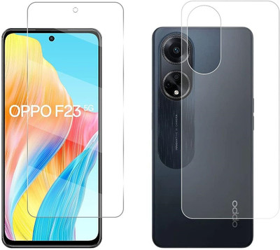 4 YARDS Front and Back Tempered Glass for Oppo F23 5G(Pack of 1)