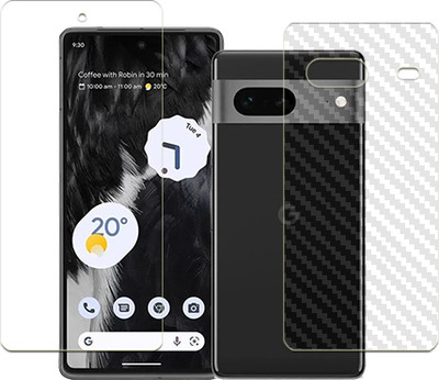 SOMTONE Front and Back Tempered Glass for Google Pixel 7 FRONT BACK(Pack of 1)