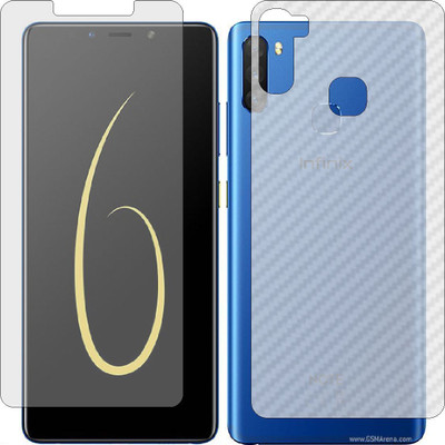 Fasheen Front and Back Tempered Glass for INFINIX NOTE 6(Pack of 2)
