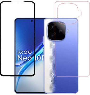 ECMERED Front and Back Tempered Glass for IQOO Neo 10R(Pack of 1)