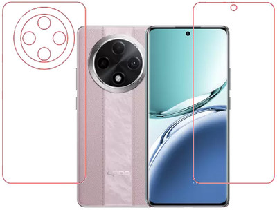 HOBBYTRONICS Front and Back Tempered Glass for OPPO F27 Pro+ 5G, OPPO F27 Pro+, Oppo F27 Pro Plus, Oppo F27 Pro Plus 5G(Pack of 1)